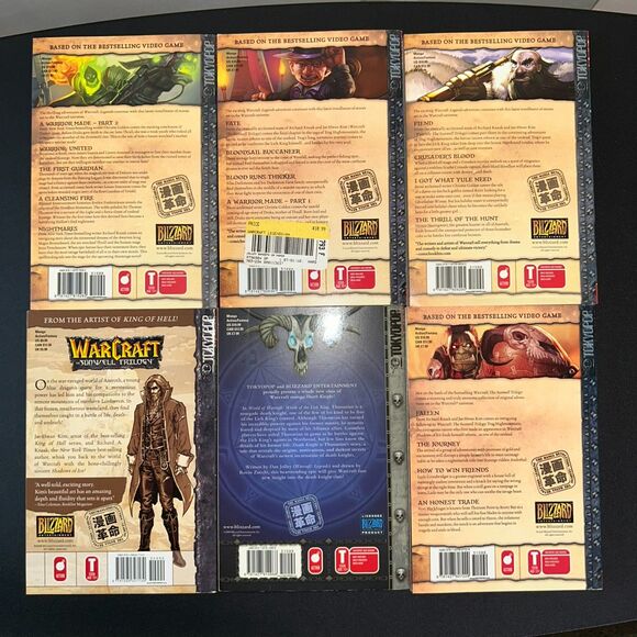 World of Warcraft Manga Lot Legends, Shadows of Ice Death Knight, Sunwell Tril - Picture 2 of 2